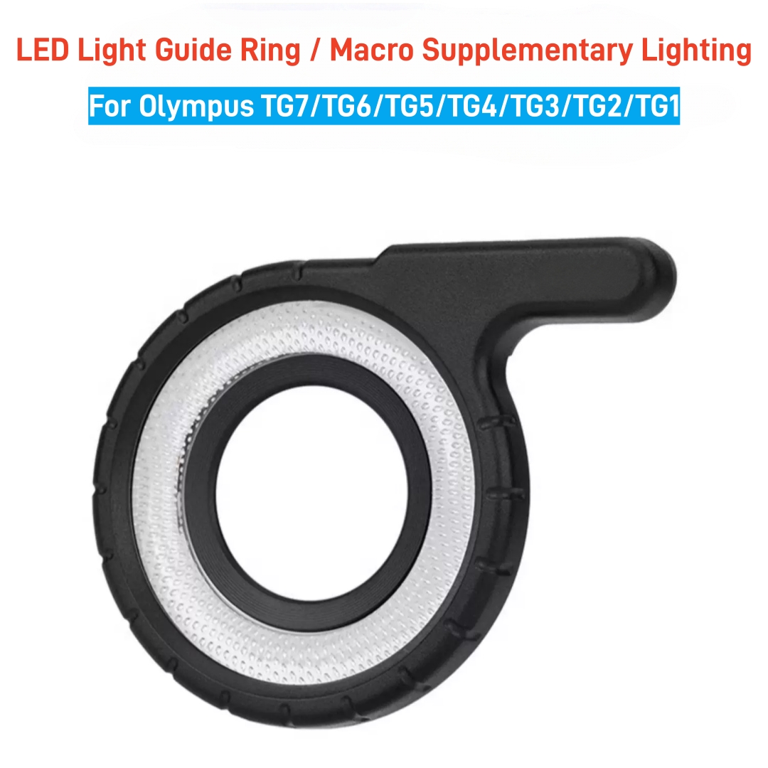 Photography Lighting Guides - Pierścień prowadzący światło LED, dyfuzor makro,