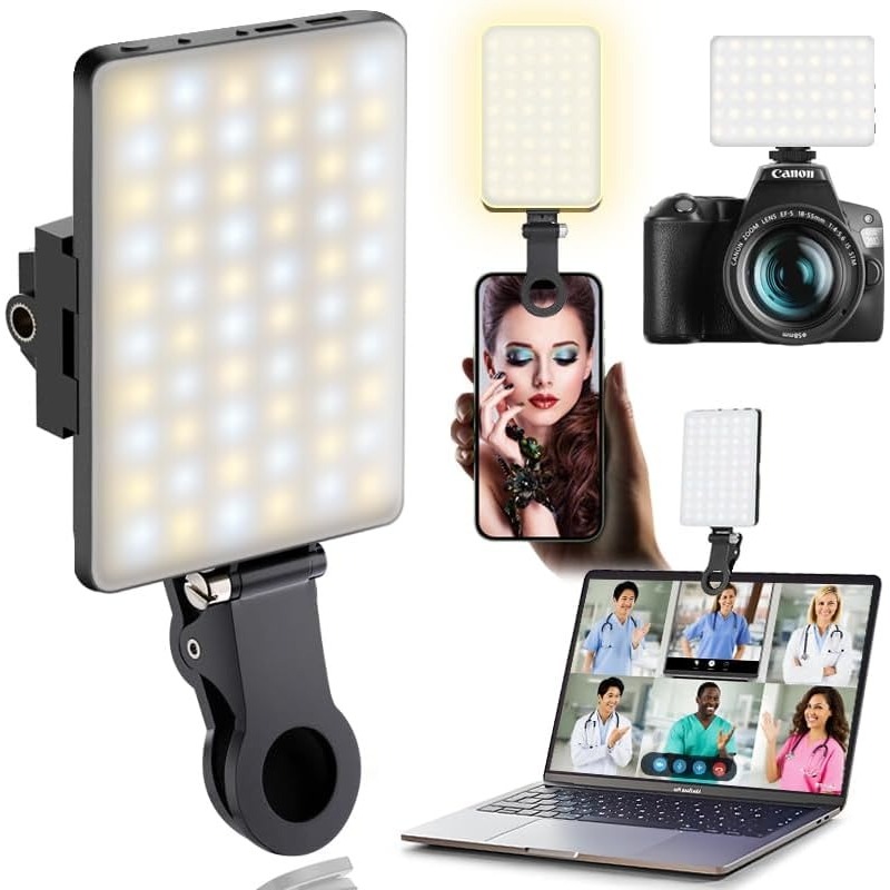 Photography Lighting Description - Przenośna lampa LED do selfie z