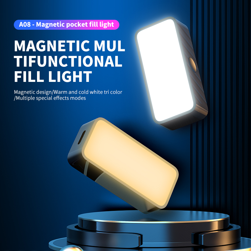 Photography Lighting Description - Magnetyczne przenośne mini światło wypełniające do