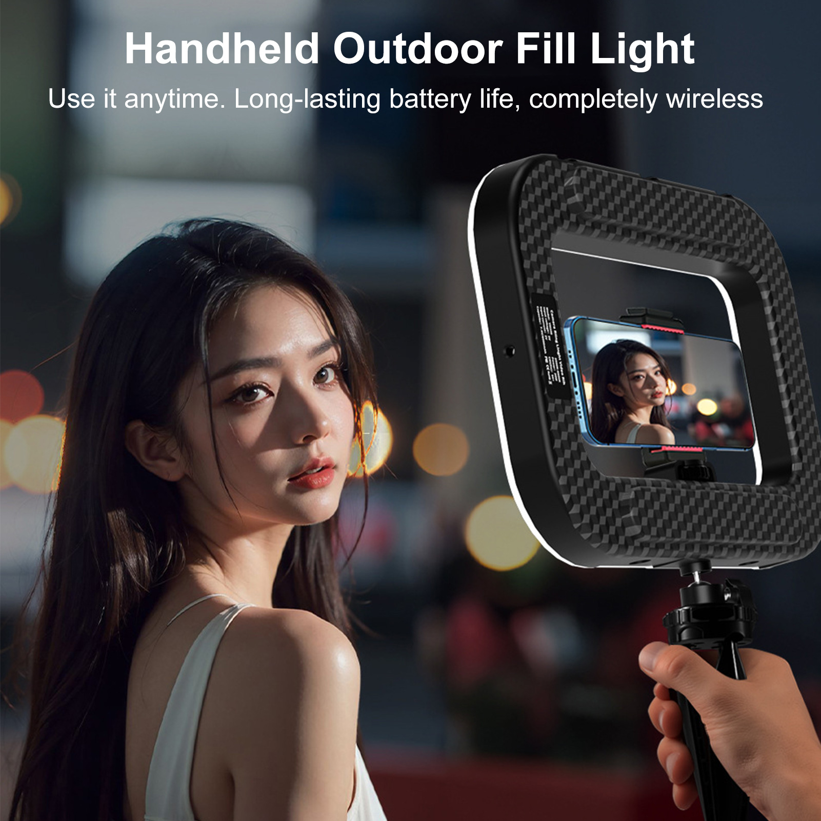 Akumulatorowa lampka do telefo – Photography Lighting Handheld recenzja i cena