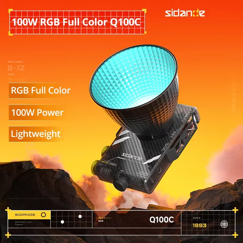 Lampa fotograficzna Sidande Q1 – Photography Lighting Brands recenzja i cena