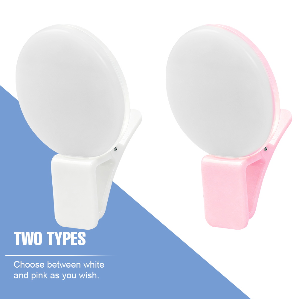 Klipsowa lampa LED do selfie,  – Photography Lighting Game recenzja i cena