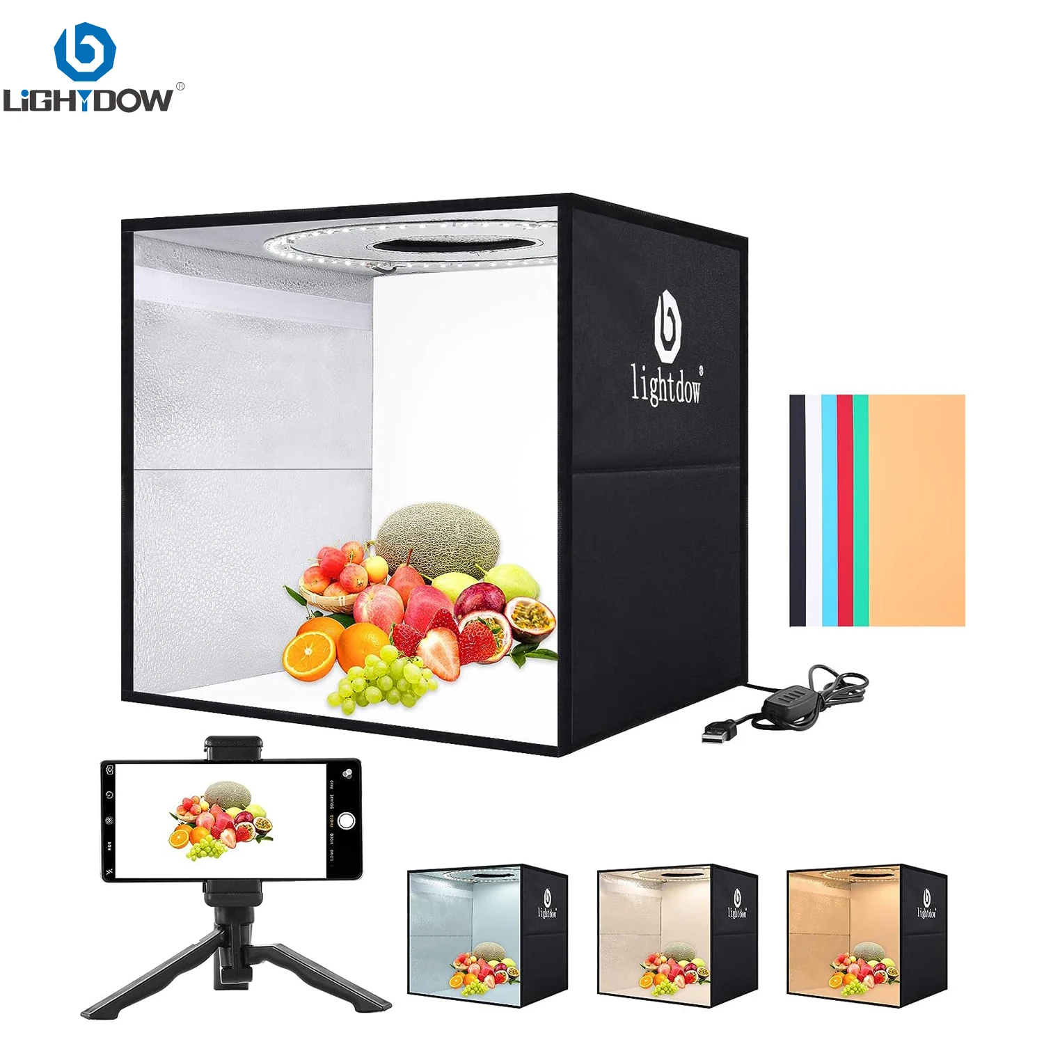 Lightdow zestaw oświetlenia do – Photography Lighting Kit Portable recenzja i cena