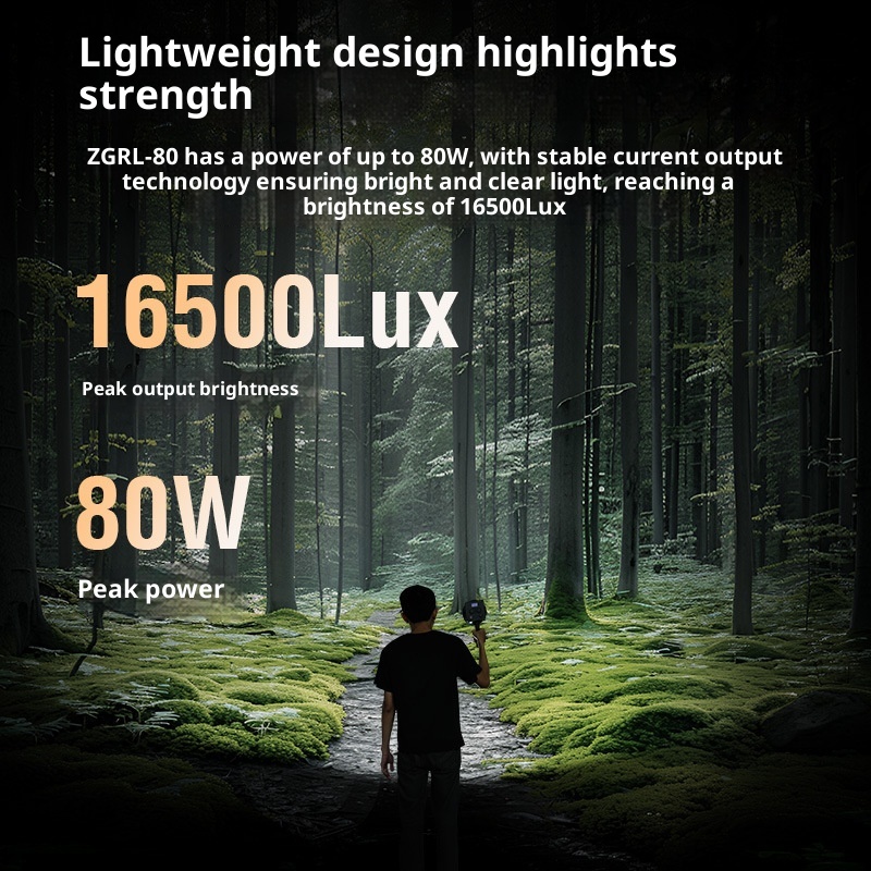 ZGRL80 80W COB LED Lampa Wideo – Photography Lighting Handheld recenzja i cena